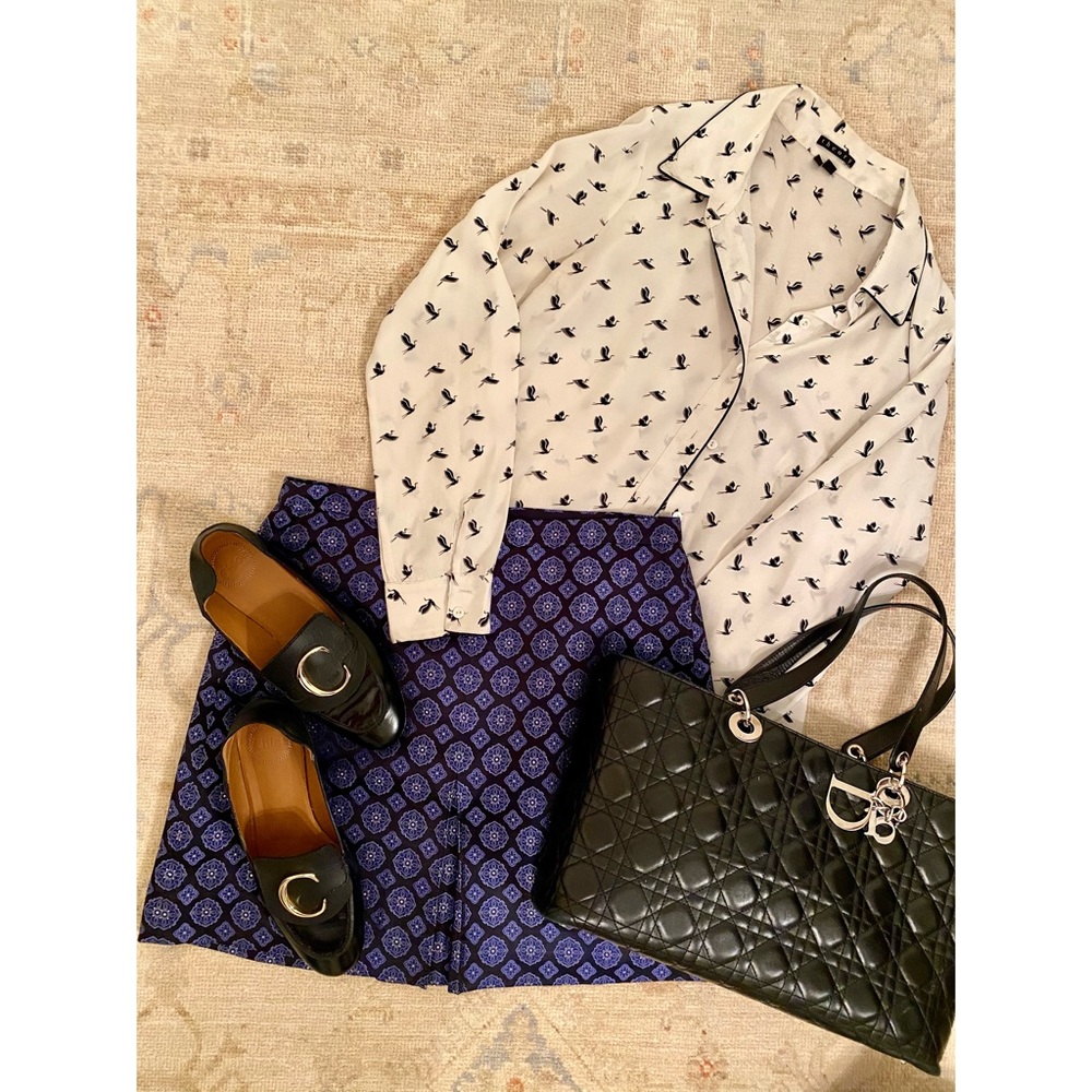 J. Crew silk skirt